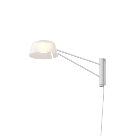 Sonneman 2030.17W Ray 6" Tall Led Short Wall Sconce - Warm Gray / Opal White