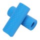thumbnail image 5 of 1 par de empuñaduras de mancuerna redondas envolventes de silicona antideslizantes almohadilla de mancuerna más gruesa para levantamiento de pesas desarrollo muscular azul, 5 of 10
