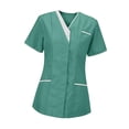 thumbnail image 2 of Camiseta Exfoliante para Mujer Jinwen Algodón Verde Talla L, 2 of 8