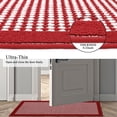 thumbnail image 6 of Findosom 20"x59" Hallway Runner Rug Non Slip Entryway Mat with Rubber Backing Machine Washable Laundry Runner Rug Long Indoor Doormat Entrance Floor Mat Runner for Garage Kitchen Laundry Red, 6 of 9