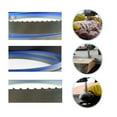 thumbnail image 4 of 4pcs Bandsaw Blade 3455x25x0.62mm 3 TPI 136"x1"x0.025" Band Saw Blades Metal Frozen Meat Cutting, 4 of 5