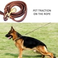thumbnail image 1 of Cheers Braided Faux Leather Dog Walking Training Leash German Shepherd Gift Pet Supply, 1 of 2