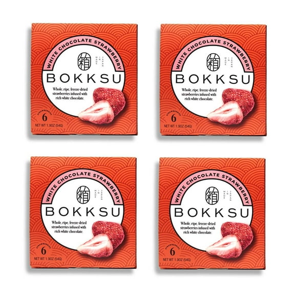 Bokksu White Strawberry 6-Piece Box (4-Pack)