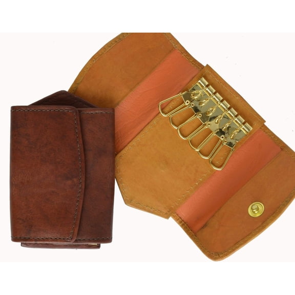 Key chain. Crafted of fine cowhide leather