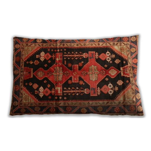 Ahgly Company Outdoor Rectangular Traditional Lumbar Throw Pillow, 13 inch by 19 inch