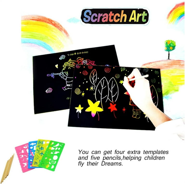 Buy Wholesale China Scratch Paper Art Notebooks - Rainbow Scratch