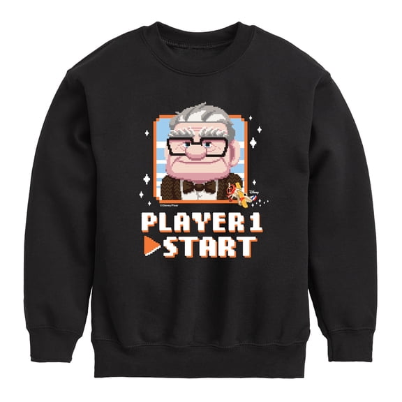 Up - Player Carl - Youth Boys Crew Fleece Sweatshirt