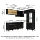 thumbnail image 3 of Cocina Integral Completa Modular Madesa Reims 402cm Negro 03, 3 of 10