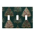 thumbnail image 2 of Elegant Christmas Trees Light Switch Cover Electrical Outlet Cover Replaceable Wall Plates 2-Gang, 2 of 8