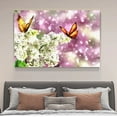 thumbnail image 4 of Póster de lienzo con diseño de mariposa y flores de primavera, decoración para dormitorio, paisaje deportivo, decoración para oficina, regalo, estilo marco, 16 x 24 pulgadas (40 x 60 cm), 4 of 8