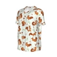 thumbnail image 2 of Rocae Squirrel Playing for Breathable Men's Baseball T-Shirt Fashionable Casual Baseball Jersey, Moisture-wicking Sportswear 3X-Large, 2 of 9