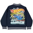 thumbnail image 2 of Hot Wheels Boys Varsity Bomber Jacket (Little Boys), Speed Club Graphic, Sizes 4–8, 2 of 8