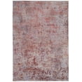 thumbnail image 4 of 10' X 13' Red and Gray Abstract Power Loom Area Rug, 4 of 5