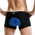 thumbnail image 2 of Compresión Bicicleta Ropa interior Gel de sílice Acolchado Ciclismo Shorts Calzoncillos Medio / Corto Negro 2XL Sharpla Ropa interior de ciclismo para hombres, 2 of 8