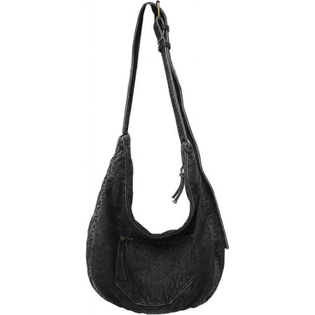 CoCoMangos Denim Crossbody Bag  Jean Purses for Women Denim Shoulder Bag Purses and Handbags