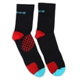 thumbnail image 1 of Whataatahia Calcetines deportivos unisex transpirables para ciclismo, para correr, escalar, deportes al aire libre, negro y rojo, 1 of 8