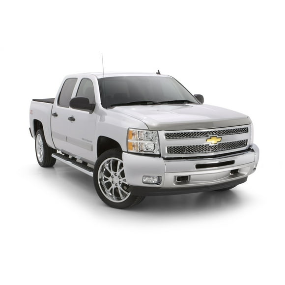 Fits 2015-2022 GMC Canyon Auto Ventshade Bug Shield 622114 Aeroskin; Contour; Chrome; Acrylic