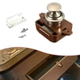 thumbnail image 3 of Furniture Accessories Abs Caravan Lock Button With Zinc Latch Yacht Spare Parts Fangkenuo, 3 of 9
