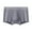 Gray, variant on Mens Underwear Boxers Briefs Solid Color Washable Incontinence 2.3 oz Absorbency Reusable Leak Proof Odor Control Trunks Breathable Bulge Enhancing Wicking Lightweight Cool Male Underpants