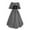 Gray, variant on QUYUON Women Renaissance Gothic Dress Medieval Vintage Court Dresses with Lace-up Corset Off the Shoulder Bell Short Sleeve Midi Dresses Pleated A-Line Ball Gown Style Long Dresses Gray XX-Large