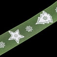 thumbnail image 3 of 1 rollo de cinta para decoración navideña de 10 m verde, 3 of 8