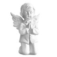 thumbnail image 1 of Resins Angelic Figurine Praying Boy Girl Miniature Statue for Home Tabletop Decoration Elegant Spiritual Ornament Gift, 1 of 4