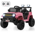 thumbnail image 1 of Gymax 12V Kids Ride on Truck Car Battery Powered Toddler Electric Vehicle w/ 3 Speeds Pink, 1 of 10