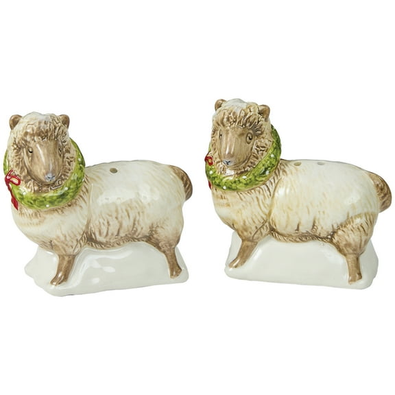 Park Designs Christmas Barn Salt And Pepper Set