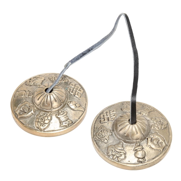 Platillos Tibetanos, Campanas De Meditación, Potente Penetración De Sonido, Buena Suerte, Exquisitos Patrones Propicios Para La Graduación