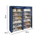 thumbnail image 3 of Estante Zapatero Organizador | Closet Armable para Calzado | Acero inoxidable | Closet para 36 Pares de Calzado | Tela Impermeable, 3 of 7