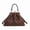 leopard print, variant on Shoulder Crossbody Handbag for Women Hobo Bag Shell Type Tote Bag with Lock Closure Medium Capacity Multiple Compartments European Retro Style for Daily Commute Office and Weekend Outing