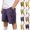 Purple, variant on Fancifize Dry Fit Cargo Shorts for Boys Summer Waterproof High Waist Short Pants Kids Outdoor Sweat Shorts