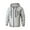 Light Gray, variant on XIAONU Mens Hoodies Zippered Front Drawstring Hooded Sweatshirt With Pockets Fleece Warm Solid Color Hoodie Jacket