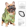 thumbnail image 3 of Cauagu Cute Dinosaurs Cartoon Pattern Winter Pet Hoodie Sweatshirts- Dog Hoodie Sweater with Leash Hole - Cute Dog Hoodie - Pet Clothes Puppy Cat Custume -XX-Large, 3 of 8