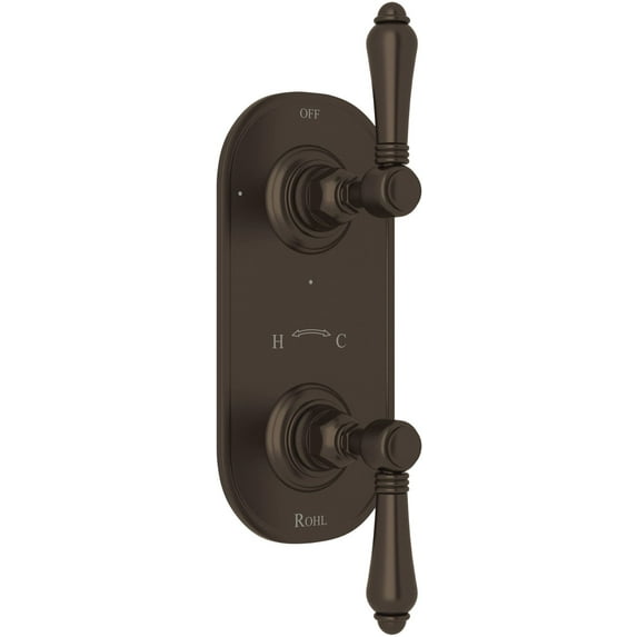 Rohl A4964lm Country Bath 5 Function Thermostatic Valve Trim Only - Brass