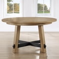 thumbnail image 2 of Steve Silver Aubrey Driftwood Finish 54-inch Round Dining Table, 2 of 9