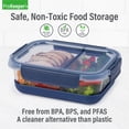 thumbnail image 3 of ProKeeper+ Borosilicate Glass Lunch and Salad Storage Container with Silicone Base and Snap-Lock Lid, 3 of 9