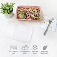 thumbnail image 3 of Bentgo® Prep 60-Piece Meal Prep Kit - 1, 2, & 3-Compartment Containers With Custom Fit Lids - Microwaveable, Durable, Reusable, Bpa-Free, Freezer & Dishwasher Safe Storage Containers (Floral Pastels), 3 of 5