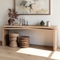 thumbnail image 3 of GZXS 65 Inch Entryway Console Table, Farmhouse Sofa Table, Behind Couch Table for Living Room, Hallway, Foyer, Antique Natural, 3 of 8