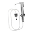 thumbnail image 2 of Dispensador de jabón para platos con dispensador de jabón integrado. Fácil de usar y portátil con extensión. Plata, 2 of 9