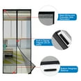 thumbnail image 6 of 36 in. x 96 in. Black Velcro Fiberglass Magnetic Screen Doors with Super Strong Encryption Magnets, 6 of 6