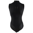 thumbnail image 2 of INC Women's Shadow Stripe Thong Bodysuit (XL, Black), 2 of 2