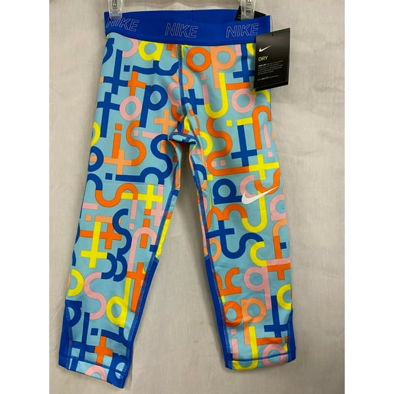 NIKE JUST DO IT GIRL'S CAPRI LEGGINGS SIZE MEDIUM