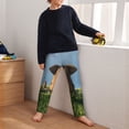 thumbnail image 5 of Yiaed Elephant Dog Print Teenagers' Lounge Pants, Loose PJ Bottoms, Long Pajama Pants for Men-XS(5-6), 5 of 6