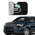 thumbnail image 4 of Windshield Sun Shade Foldable Car Front Window Sunshade For Car Suv Trucks Vans - Best Heat Shield Blocker Visor Cover Blocks Uv Rays And Keeps Your Vehicle Cool-Small, 4 of 5