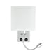 thumbnail image 3 of Lámpara De Pared De Lectura De Cabecera Led Foco En El Hogar Lámpara De Pared De Brazo Oscilante De Lectura Led Apliques De Pared Lámpara De Pared De Sala De Estar Lámpara Yuarrent HA026127-01, 3 of 6
