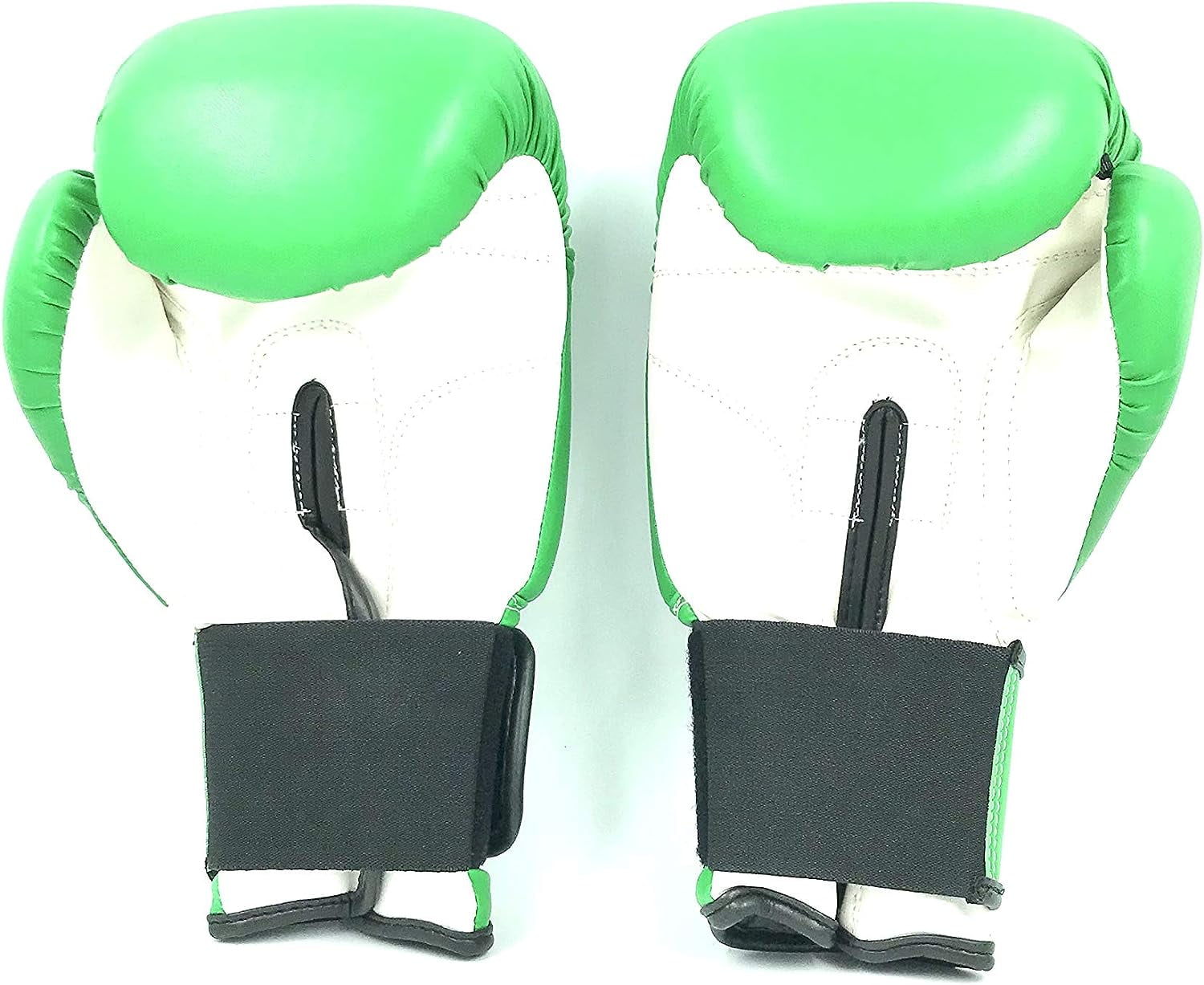 Woldorf USA Boxing Gloves Green Kickboxing, Grappling, Fighting, Muay Thai Training Boxing Bag Gloves, Punch Bags and Focus Pads Punching Plain-Blank Vinyl Gloves No Logo
