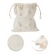 thumbnail image 4 of Ofertas Únicas 1 Pc Bolsa de Maquillaje Ligera con Cuerda para Viajes Beige Pequeña, 4 of 5