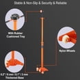 thumbnail image 3 of Telyswee 3/4 Ton Underhoist Support Stand Under Hoist Lift Jack Stand with wheels, Triangular Base, Orange, 3 of 7