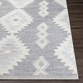 thumbnail image 2 of BoutiqueRugs Alburg Southwestern Area Rug - Outdoor Safe - Cream, Light Slate, Gray - 7'10" x 10', 2 of 6